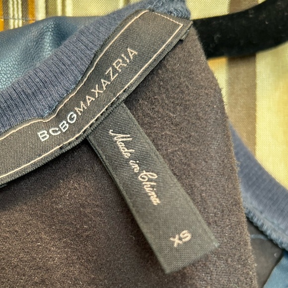 BCBG Vegan leather top - Picture 11 of 16